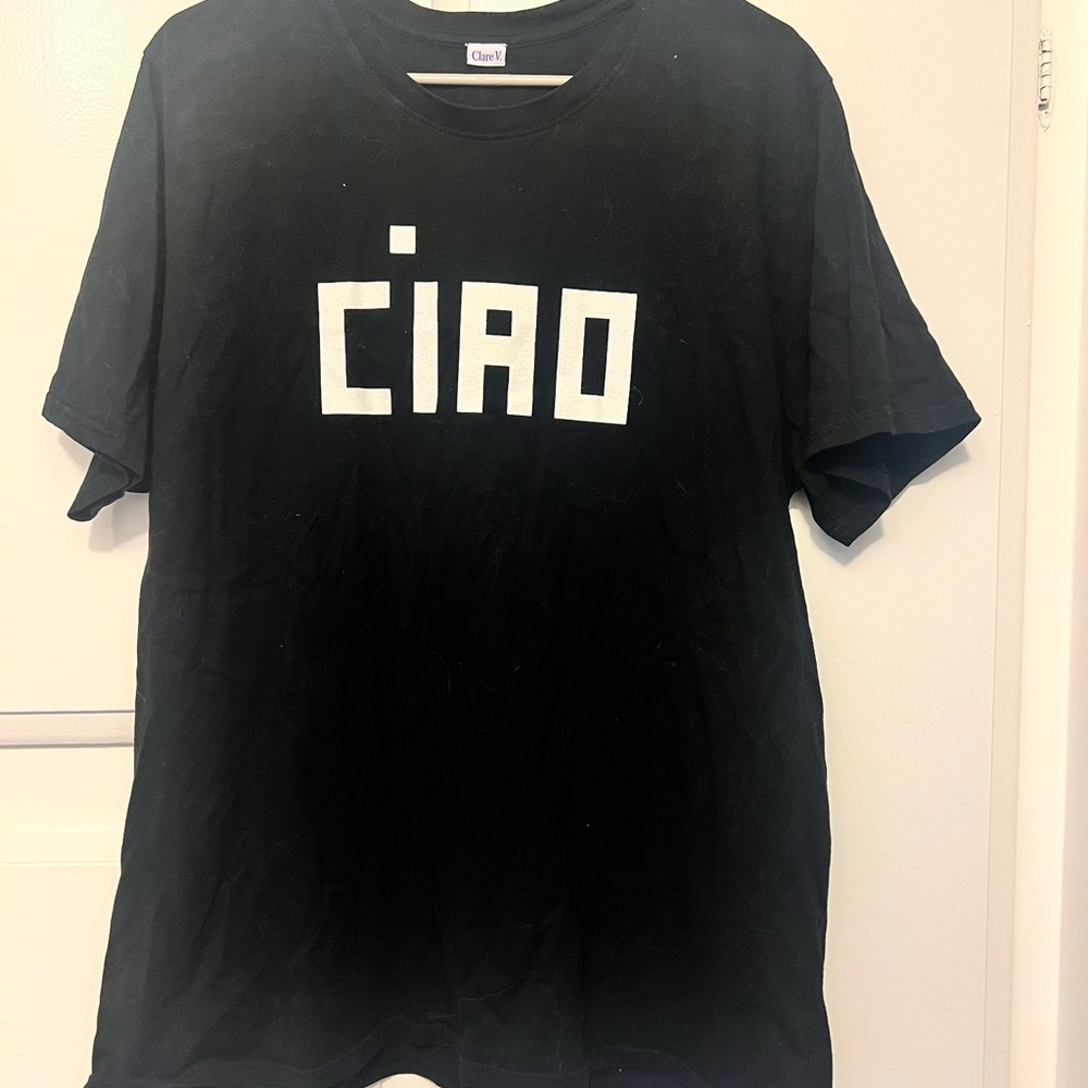 Clare V. Black Ciao T-Shirt